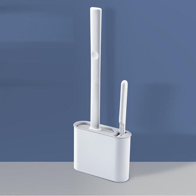 Escova de Silicone para Vaso Sanitário 2 em 1