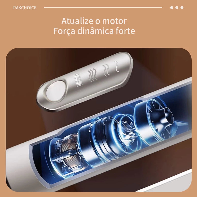 (COMPRE 1 LEVE 2) -  Batedor Misturador Mixer Elétrico para Bebidas Leite Café Portátil