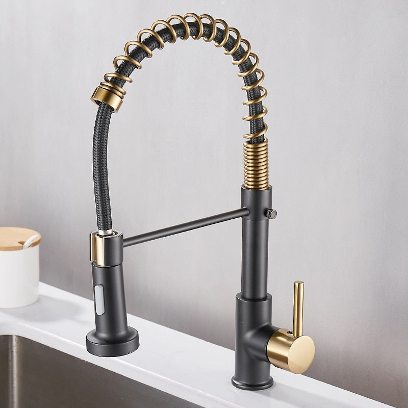 Torneira Cozinha Gourmet Monocomando Com Spray Extensor