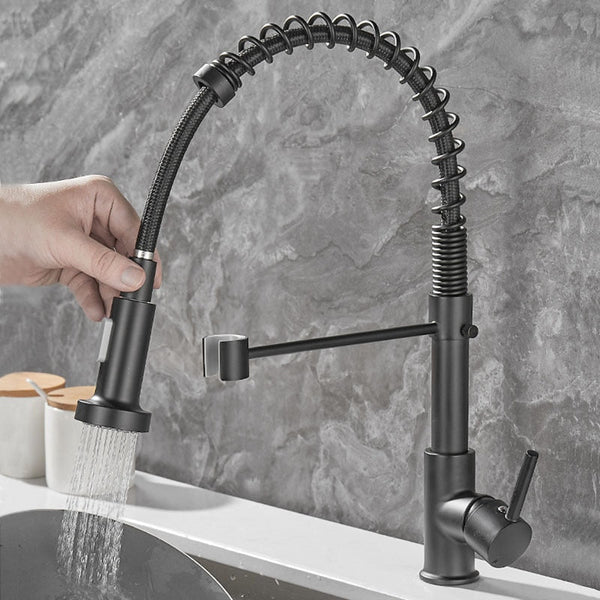 Torneira Cozinha Gourmet Monocomando Com Spray Extensor
